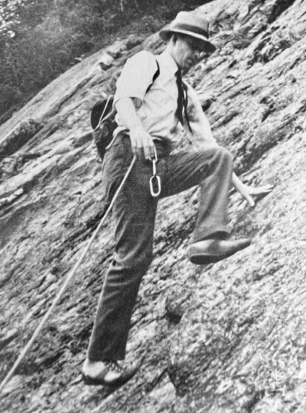 Kenneth Atwood Henderson (1907-2001) was a world-class climber, explorer, and film-maker who helped push the standards of American mountaineering in the 1920s and 1930s. After cutting his teeth on climbs in the Alps, he returned to the US with the knowledge and equipment necessary to take on pioneering ascents in his native country. In an era when every mountain outing was an adventure, he pushed the boundaries of the possible, establishing routes such as his 1929 ascent of the Grand Teton’s East Ridge, with Robert Underhill, that were longer, bolder and more technically difficult than anything previously done on American soil.    In addition to his alpine talents, Henderson documented his climbs with films, edited the Appalachian Mountain Club’s Appalachia, and wrote the first guidebook to the Wind River Range. As an officer of the American Alpine Club, he developed the first guide certification process in the US as well as distress signals climbers could use to call for help—and, as a member of its National Defence Committee, he wrote the vast majority of The Handbook of American Mountaineering by himself, unpaid, in under a year, providing the Army with an instructional manual with which to train its troops. The book, the publication of which was expedited by the AAC to assist with the war effort, also provided the country’s mountaineers with its first distinctly American instructional manual on how to climb in the mountains.